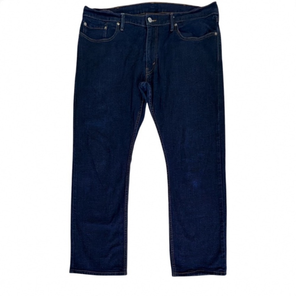 Levis 514 Straight Fit Jeans Mens 38x30 Dark Wash Indigo Blue Denim Pants